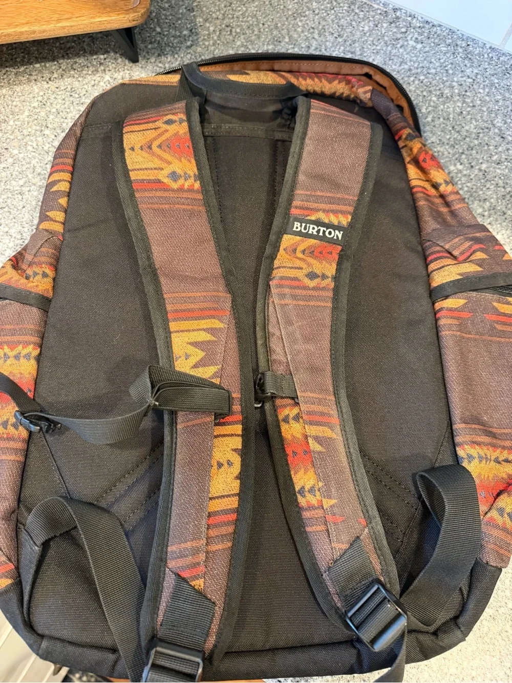 Burton backpack aztec